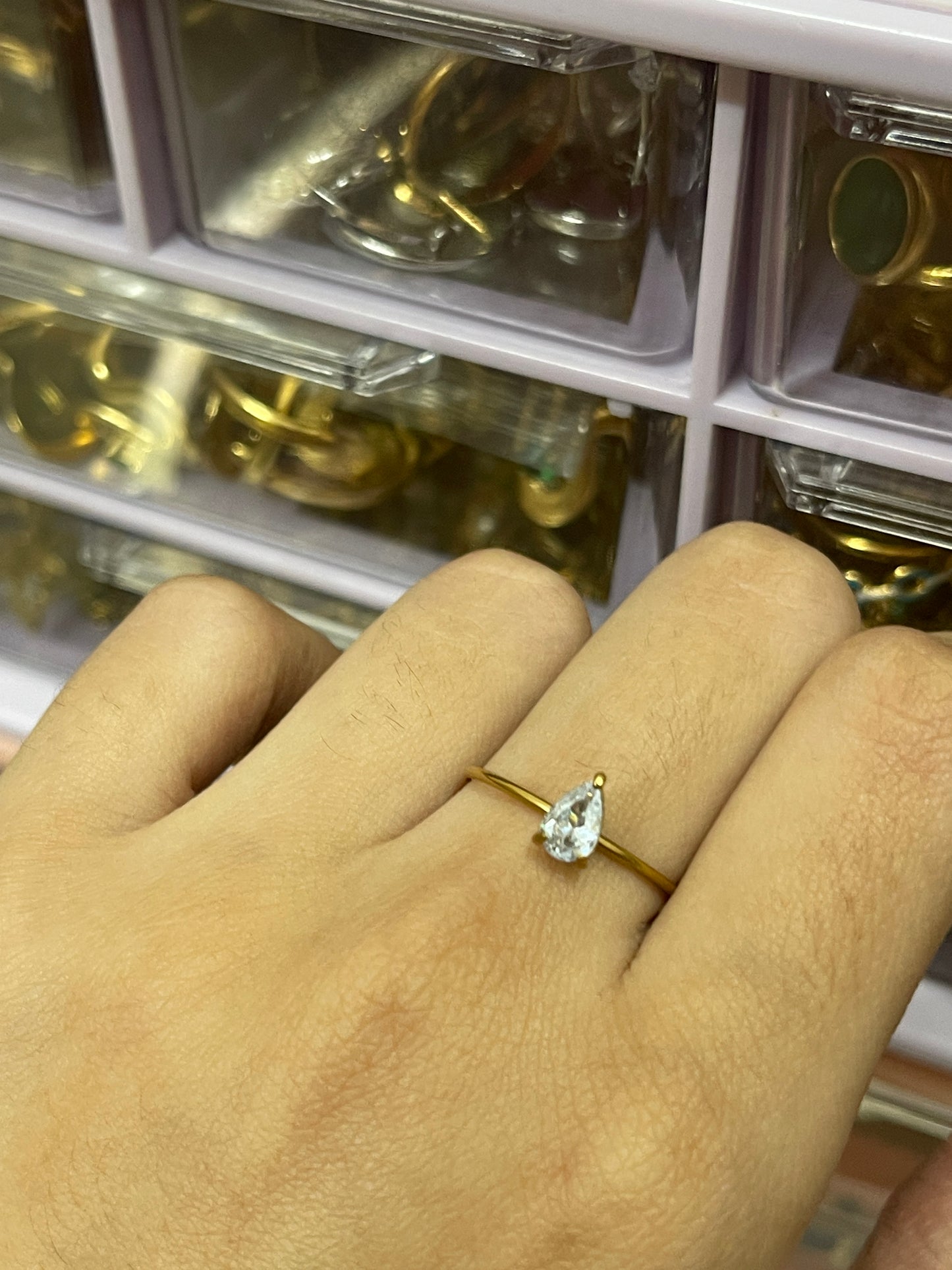 Stainless Steel Ring 132 (White)