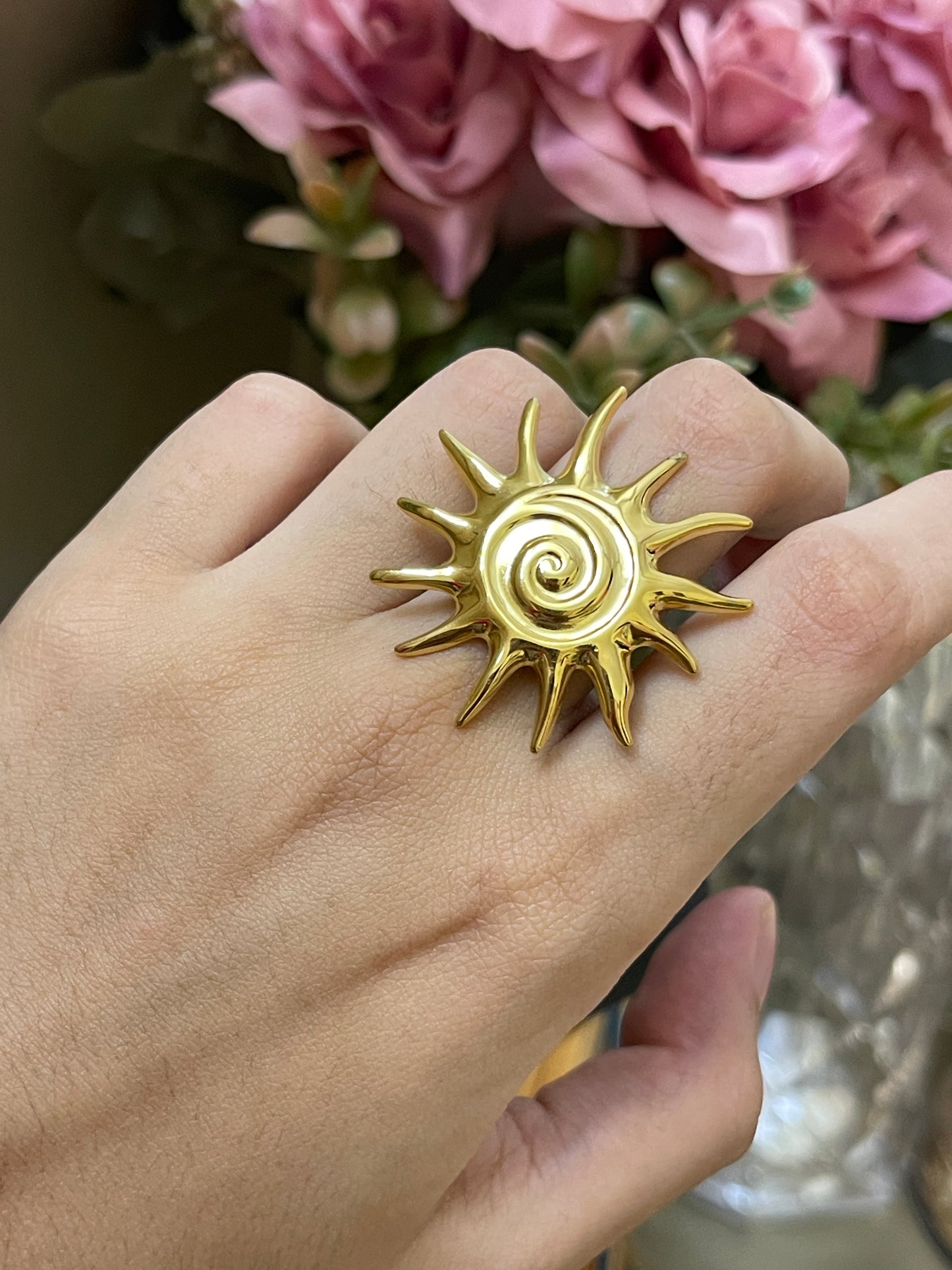 Stainless Steel Ring 240 (Golden)