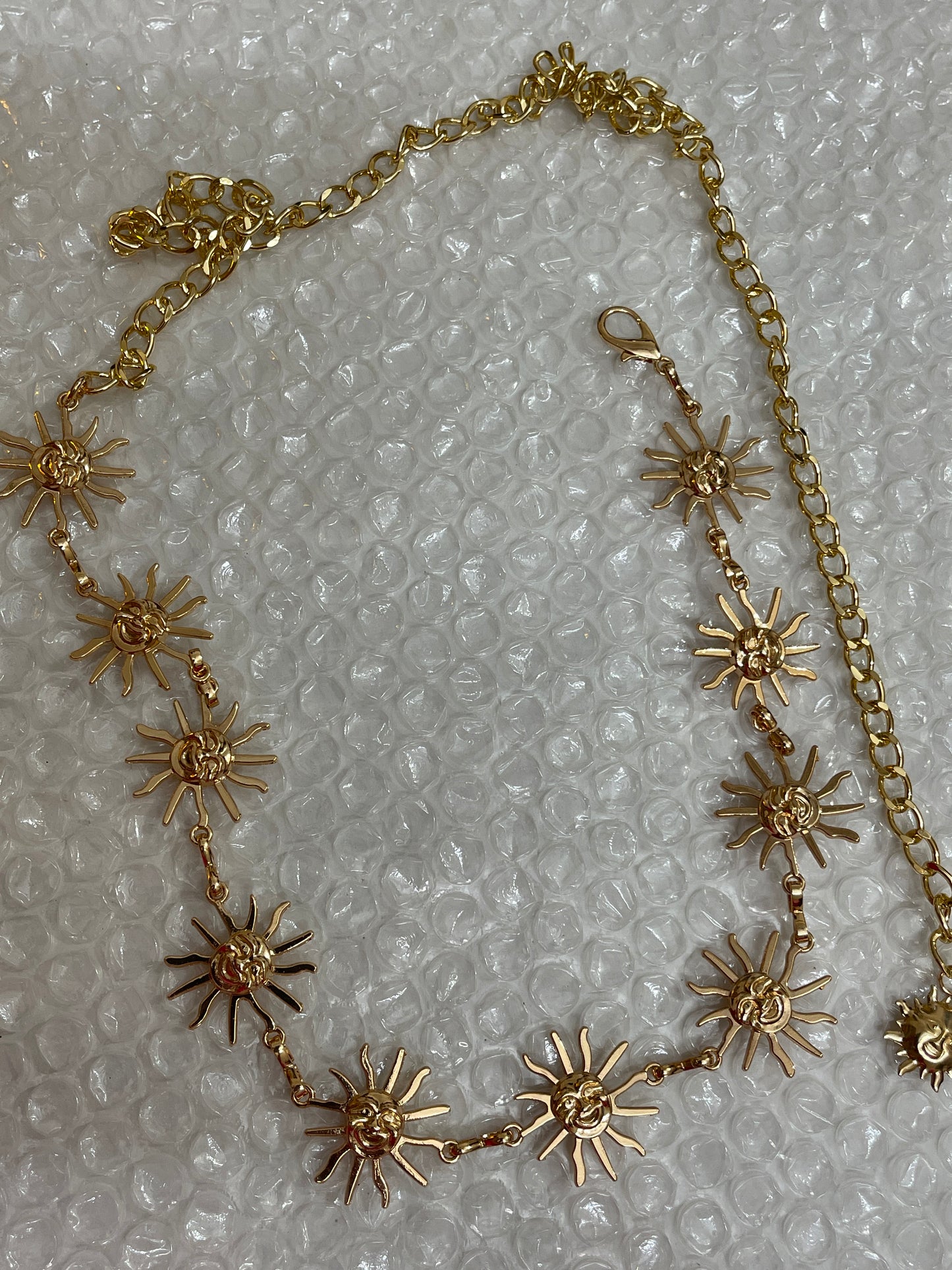 Sun Waist Chain Gold