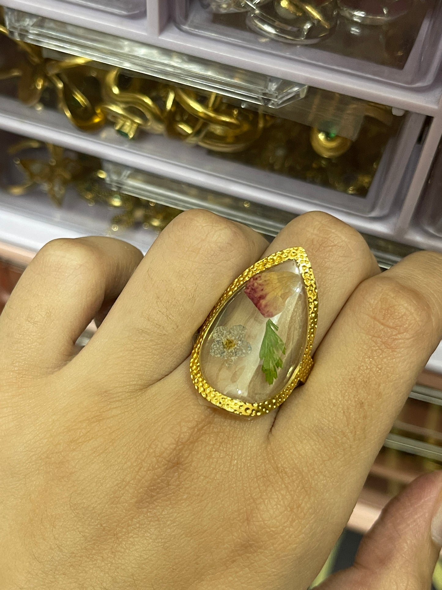 Stainless Steel Ring 200 (Flower)