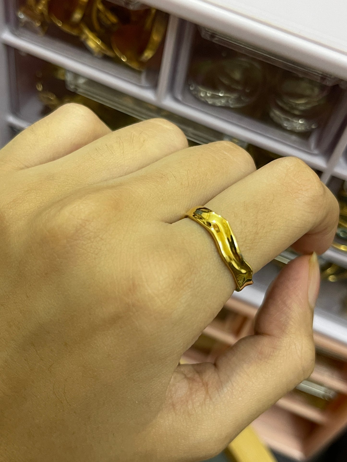 Stainless Steel Ring 009 (Golden)