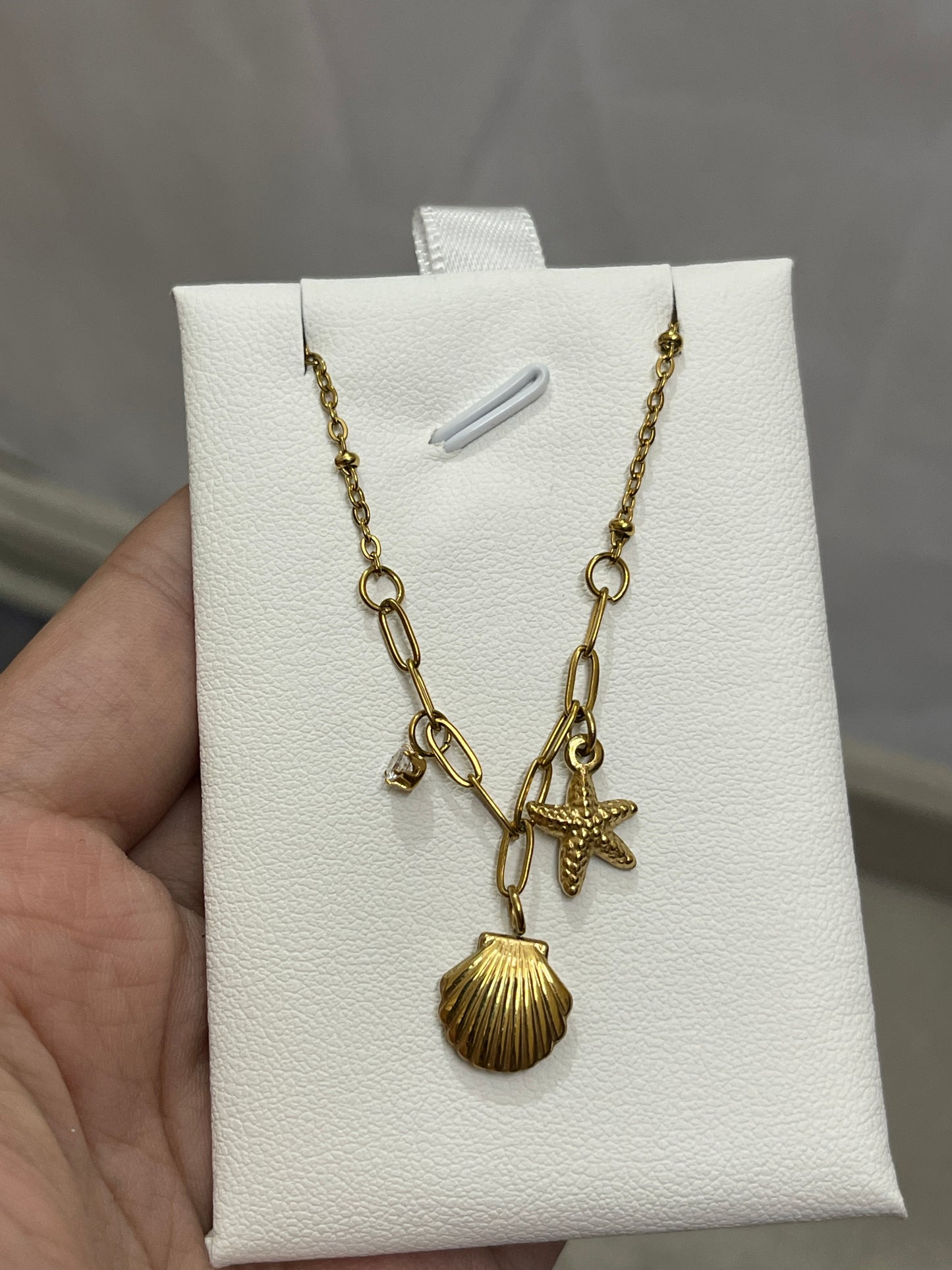 Starfish Charm Necklace
