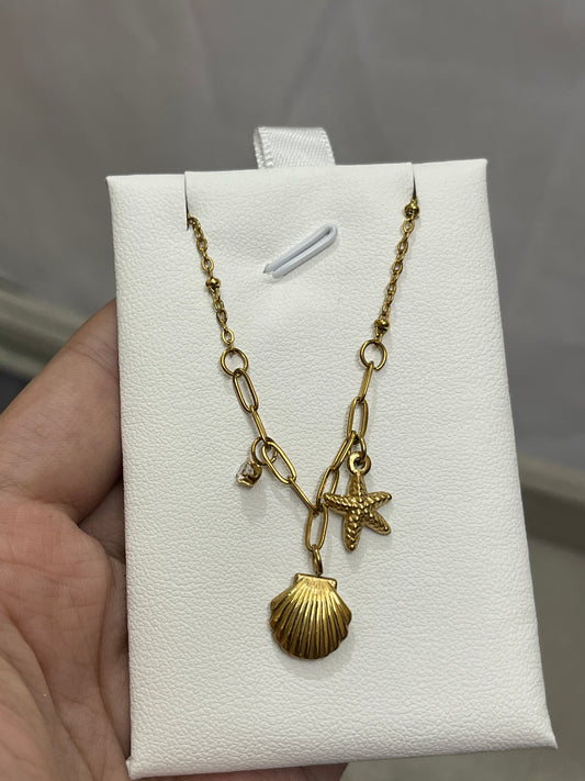 Starfish Charm Necklace