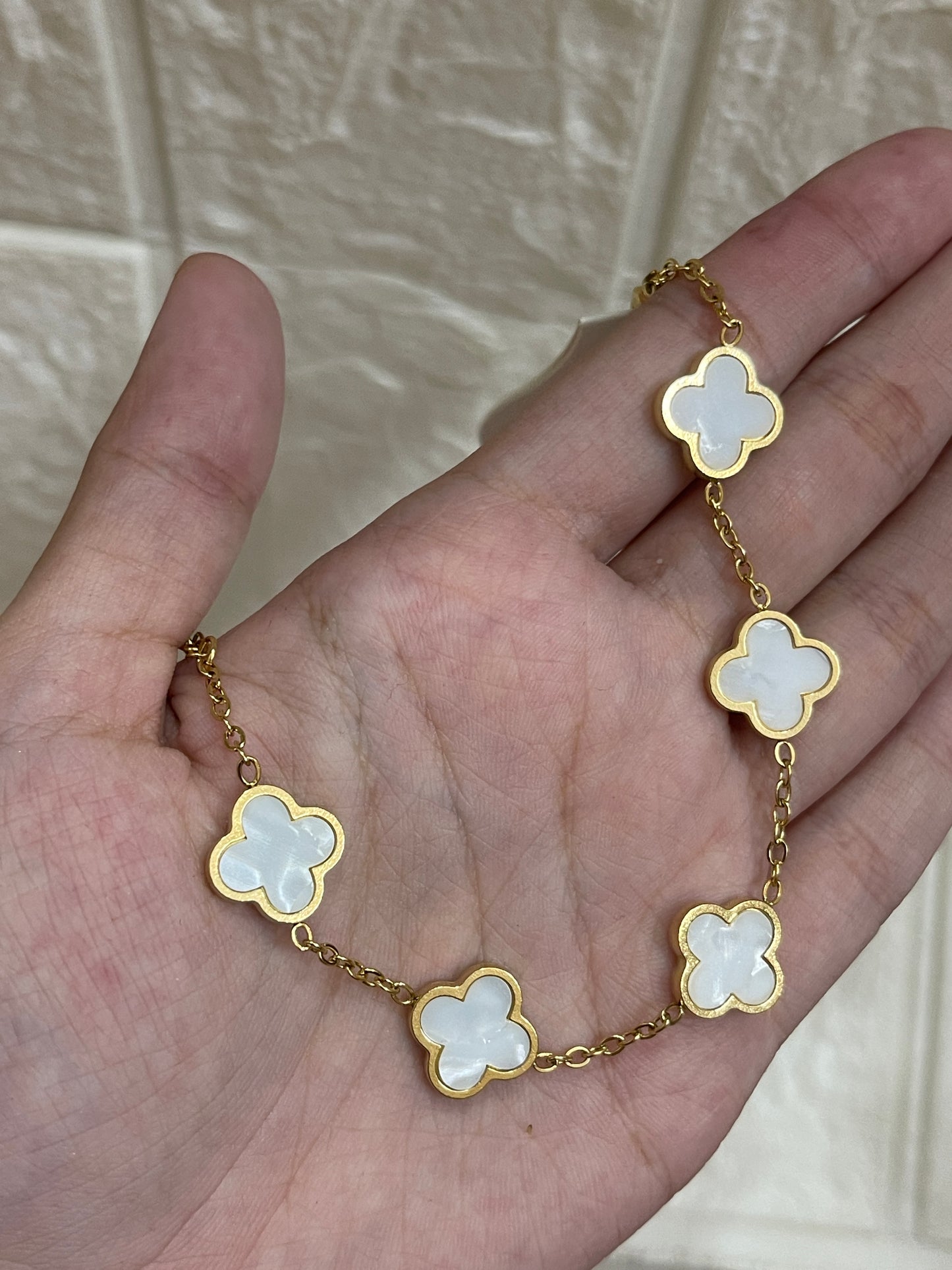 White Clover Bracelet