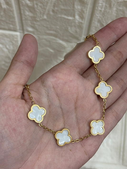 White Clover Bracelet
