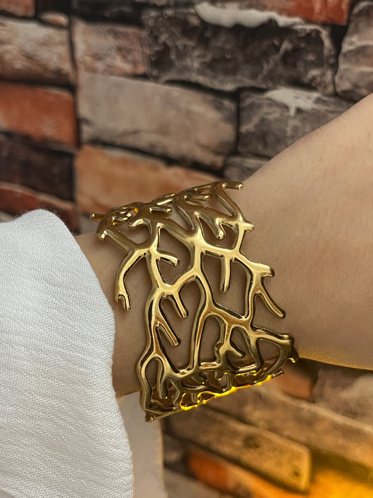 Stainless Steel Chunky Cuff 005