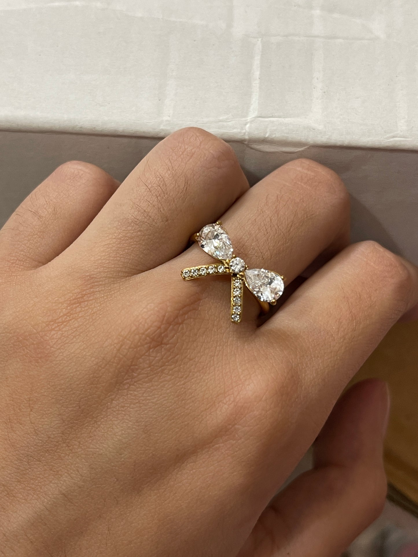 Stainless Steel Ring 017 (Bow)