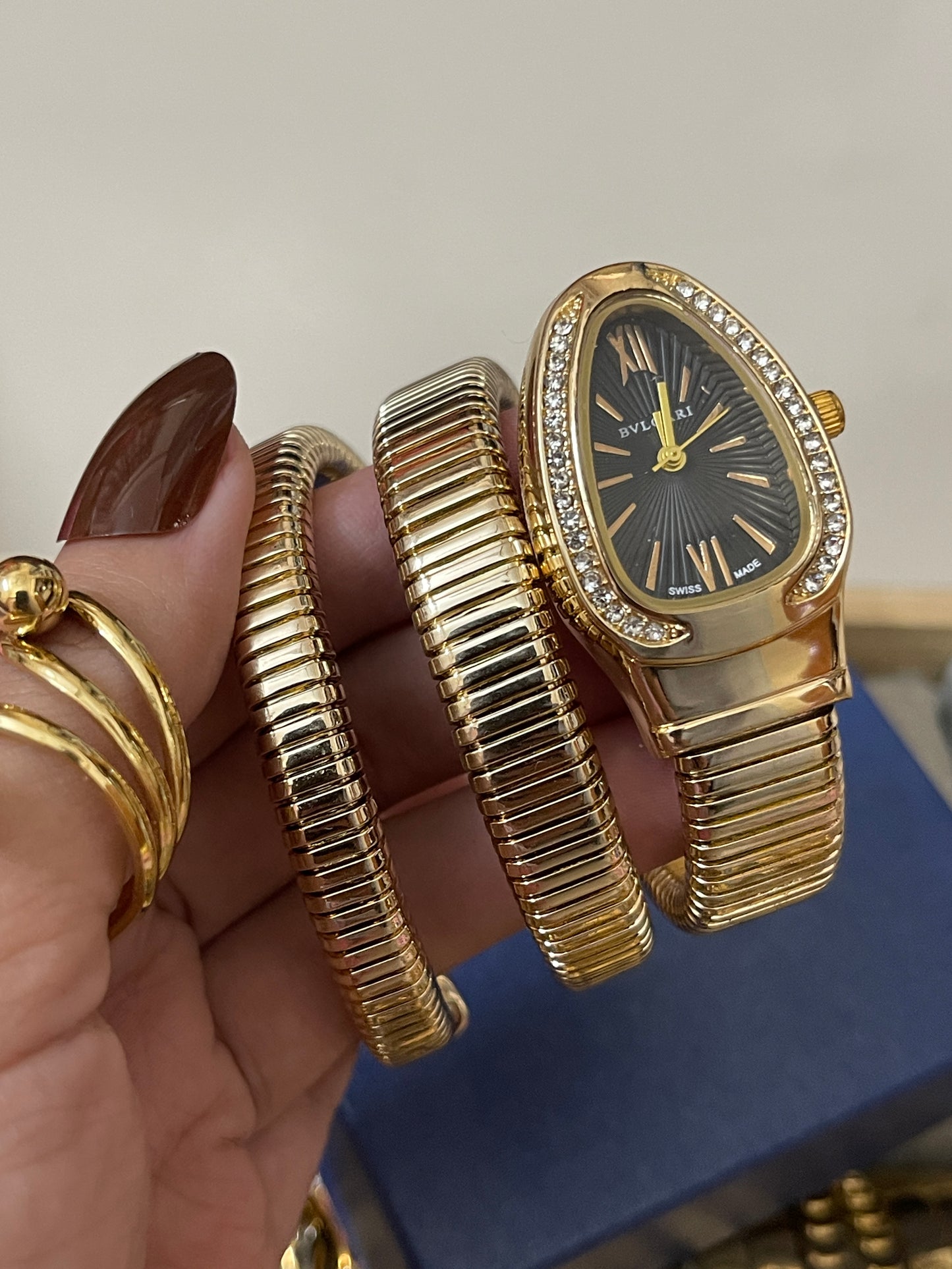 Stainless Steel Watch (Black)