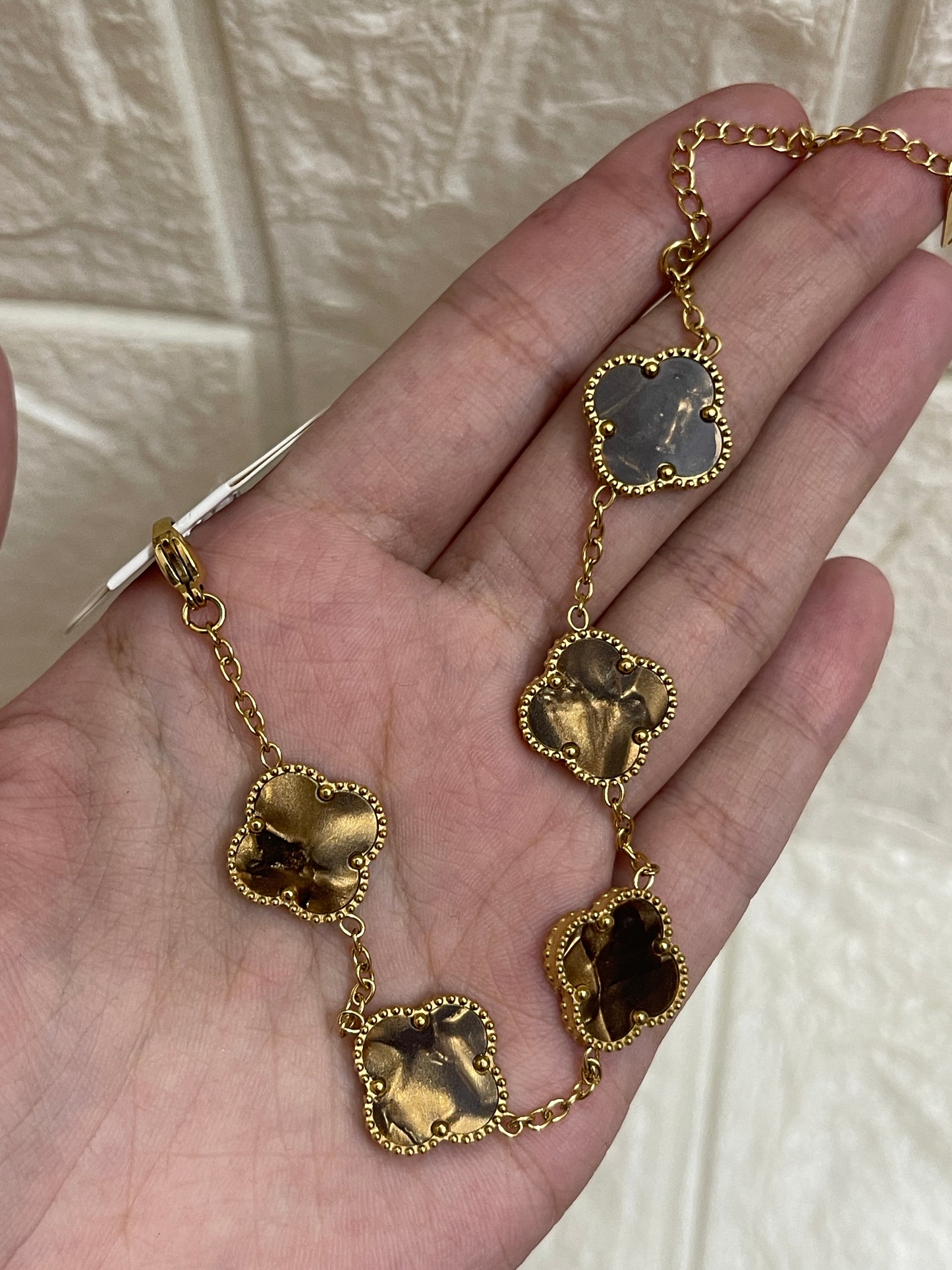 Brown Clover Bracelet