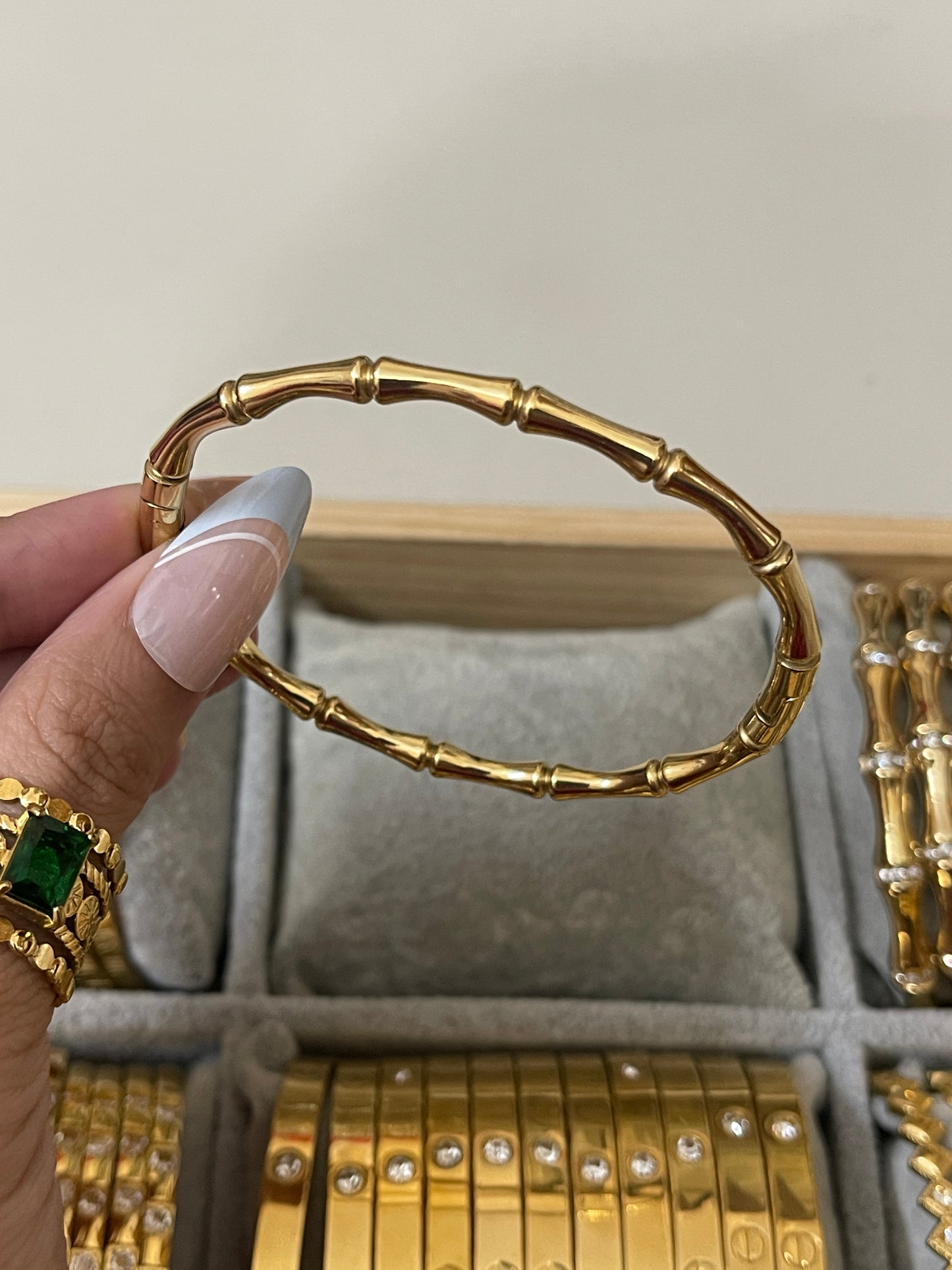 Bamboo Bangle Golden