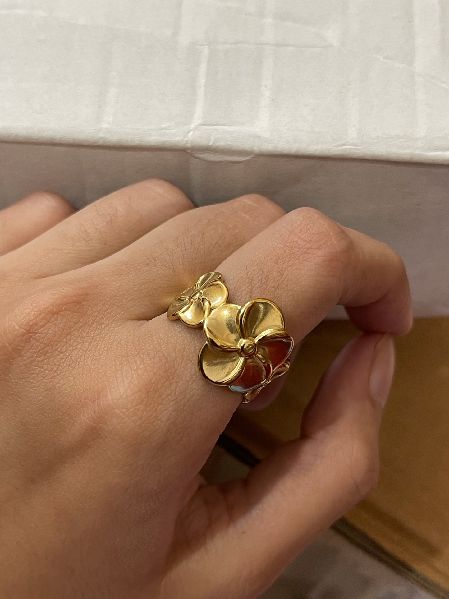 Stainless Steel Ring 051 (Golden)