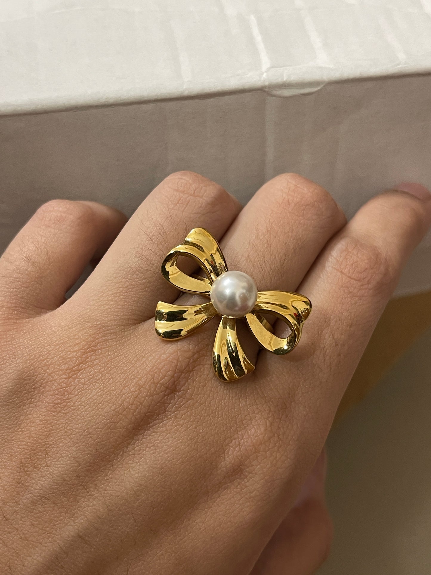 Stainless Steel Ring 301 (Bow)