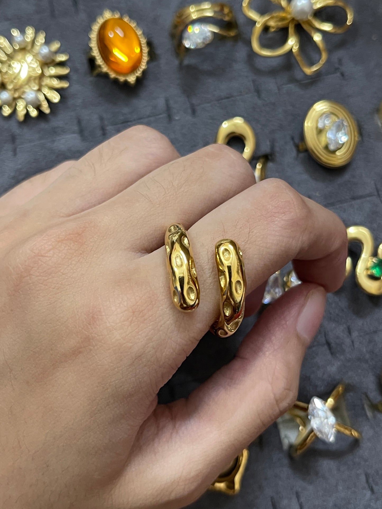 Stainless Steel Ring 195 (Golden)