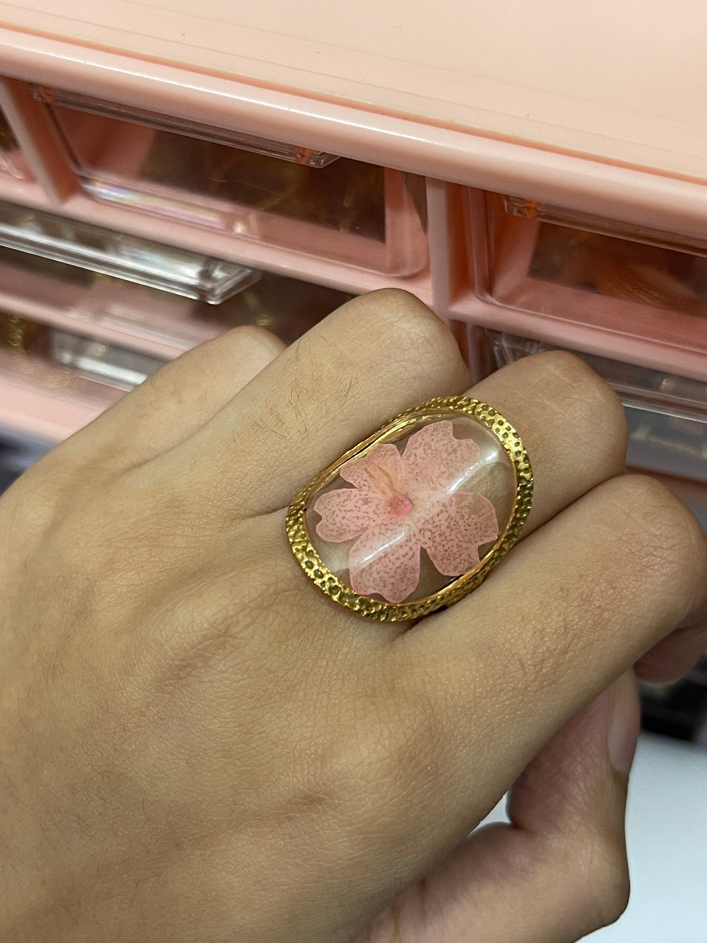 Stainless Steel Ring 011 (Flower)