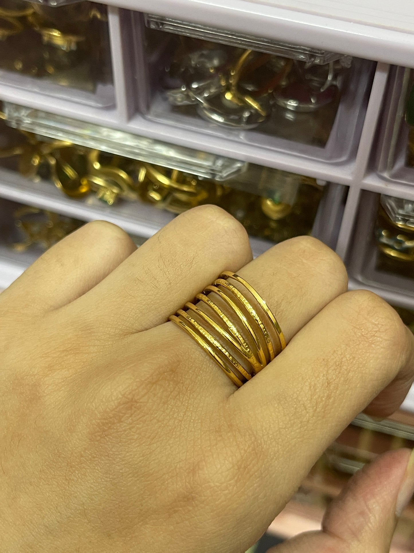 Stainless Steel Ring 153 (Golden)