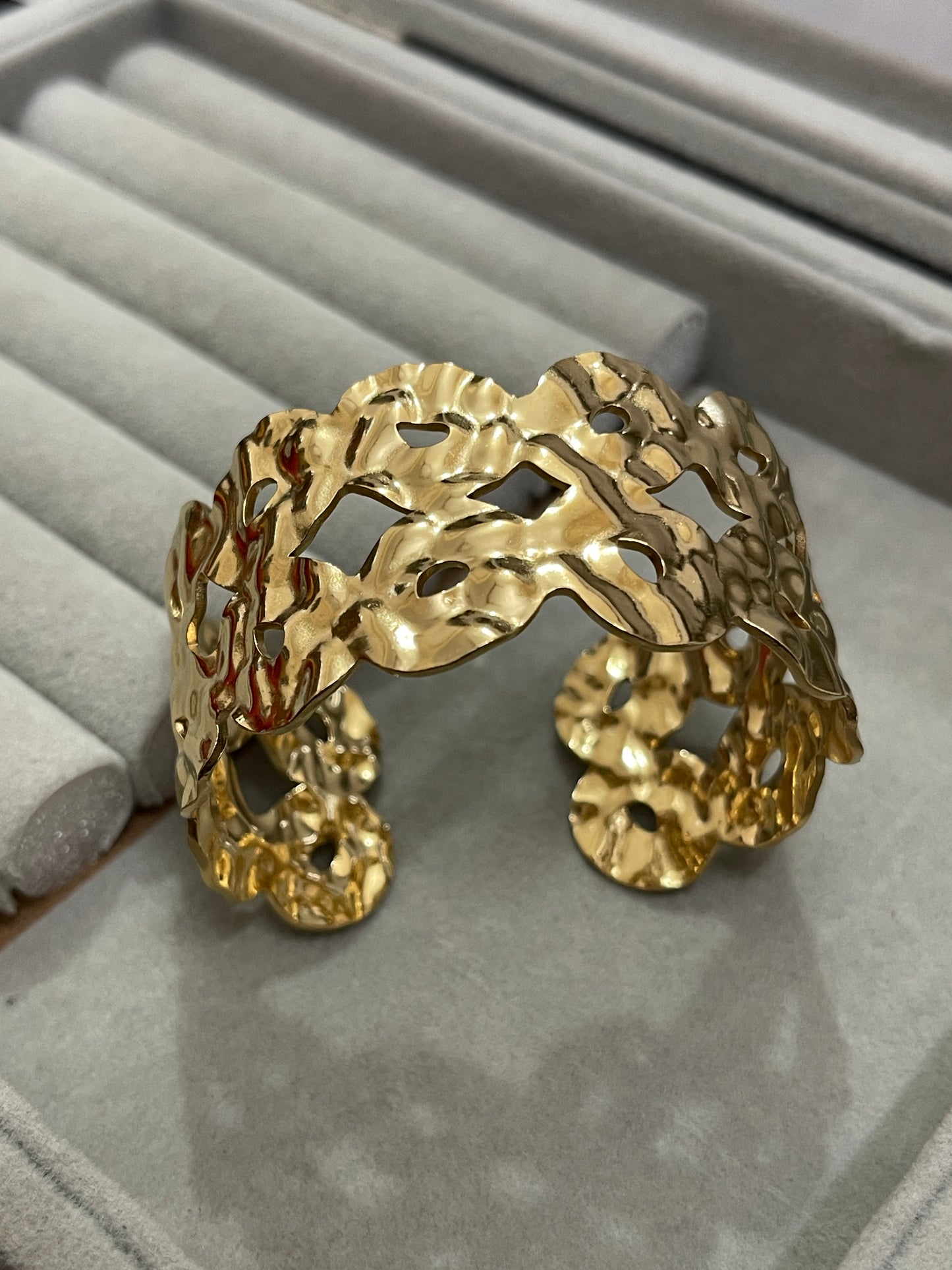 Stainless Steel Chunky Cuff 006