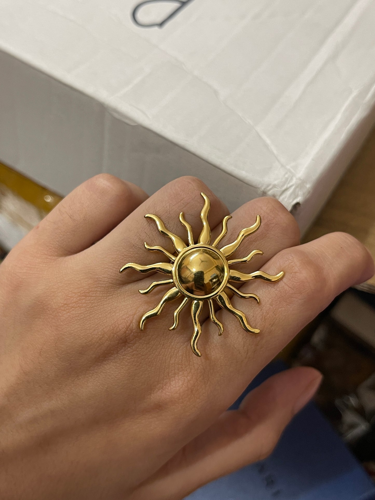 Stainless Steel Ring 253 (Sun)