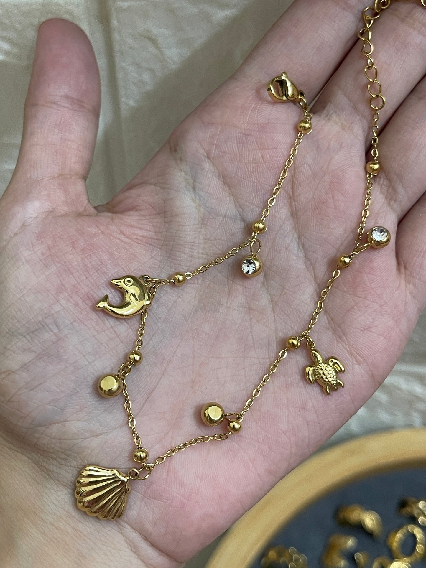 Sea Themed Charm Bracelet 02