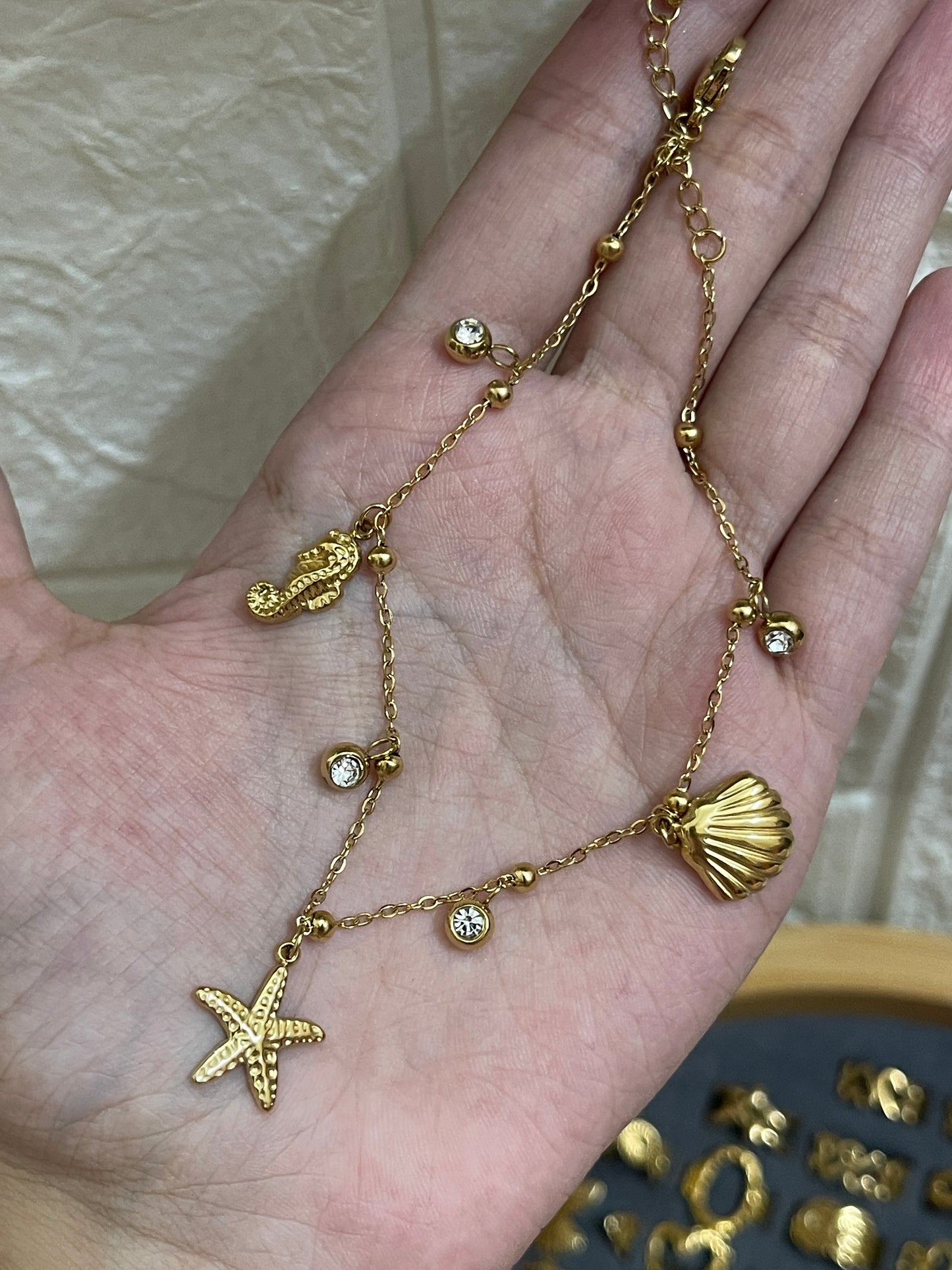Sea themed Charm Bracelet 01