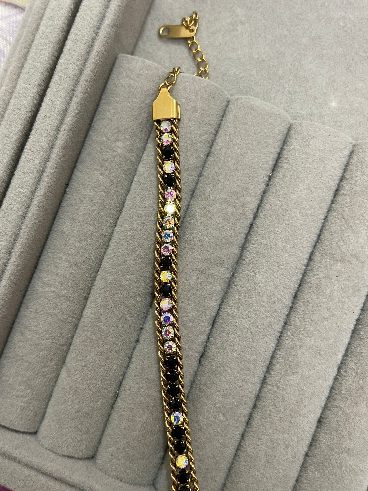 Euphoria Bracelet (Black & Rainbow)