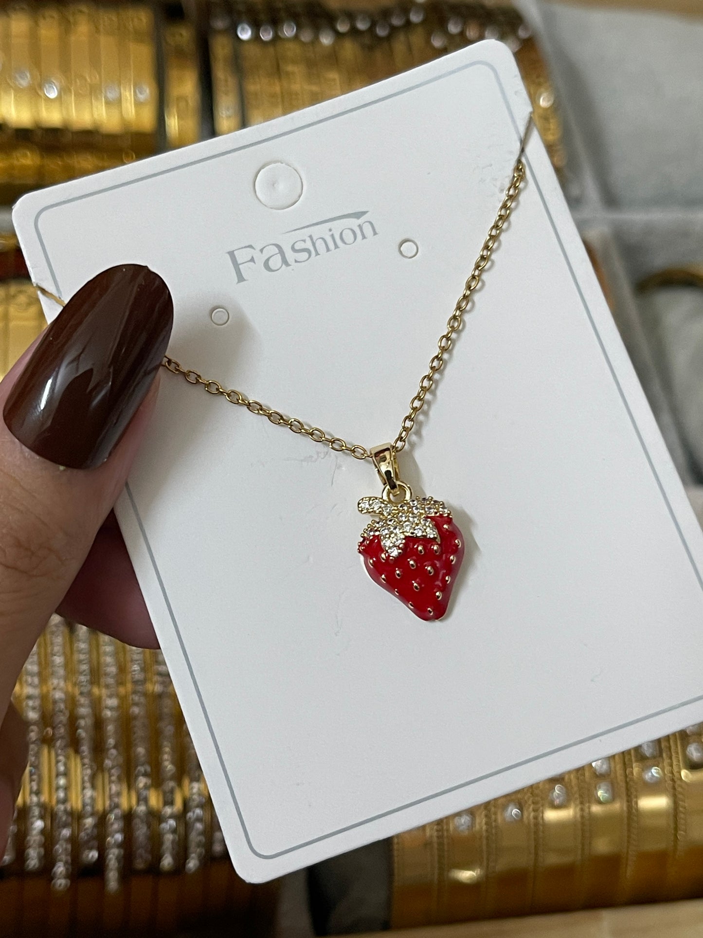 Strawberry Necklace