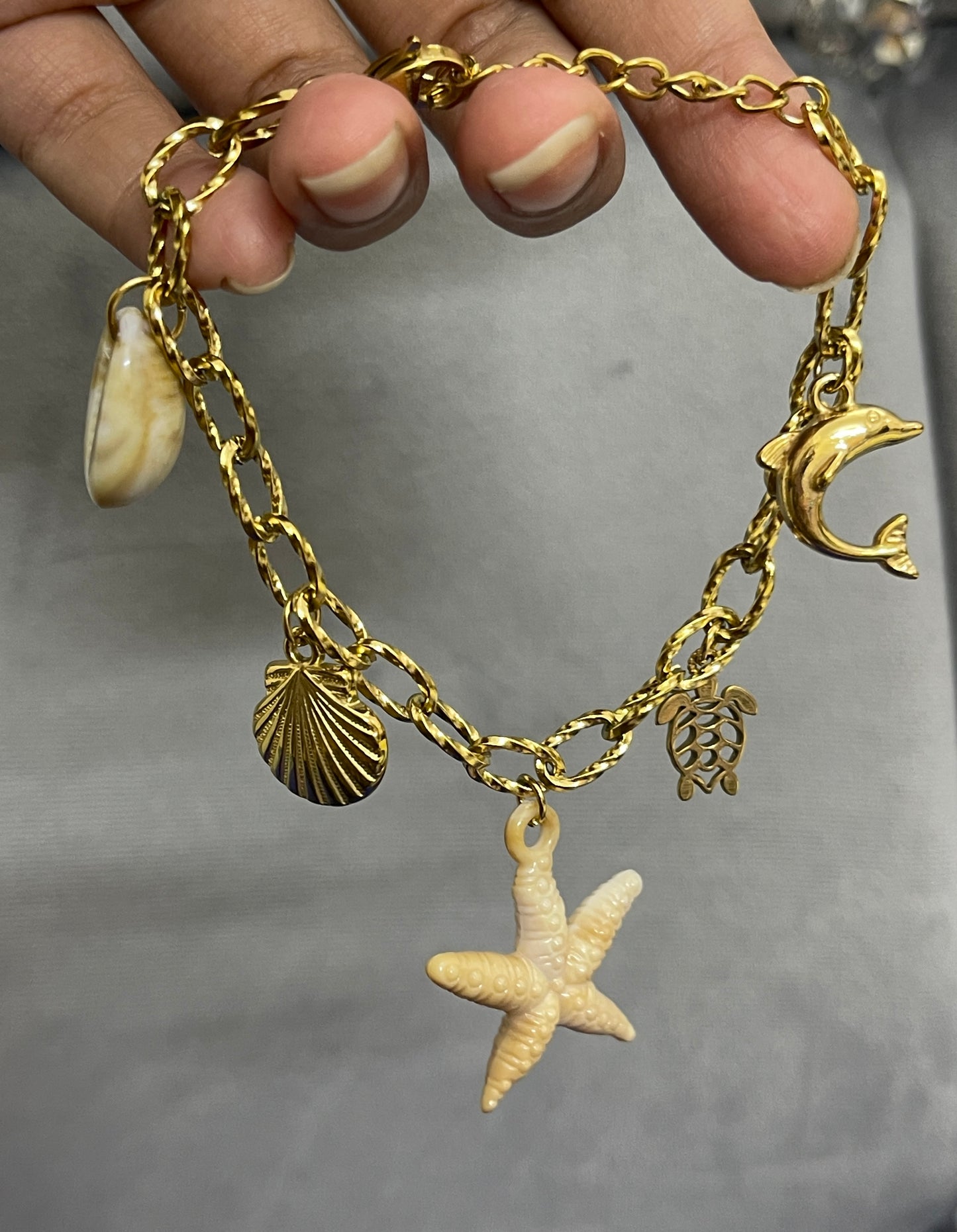 Starfish Charm Bracelet (2)