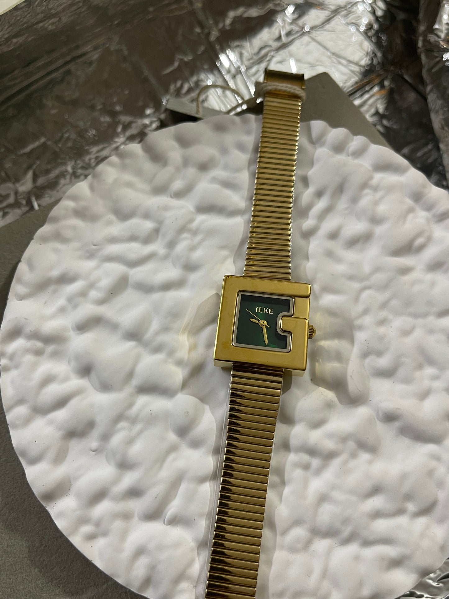 Stainless Steel Watch Green