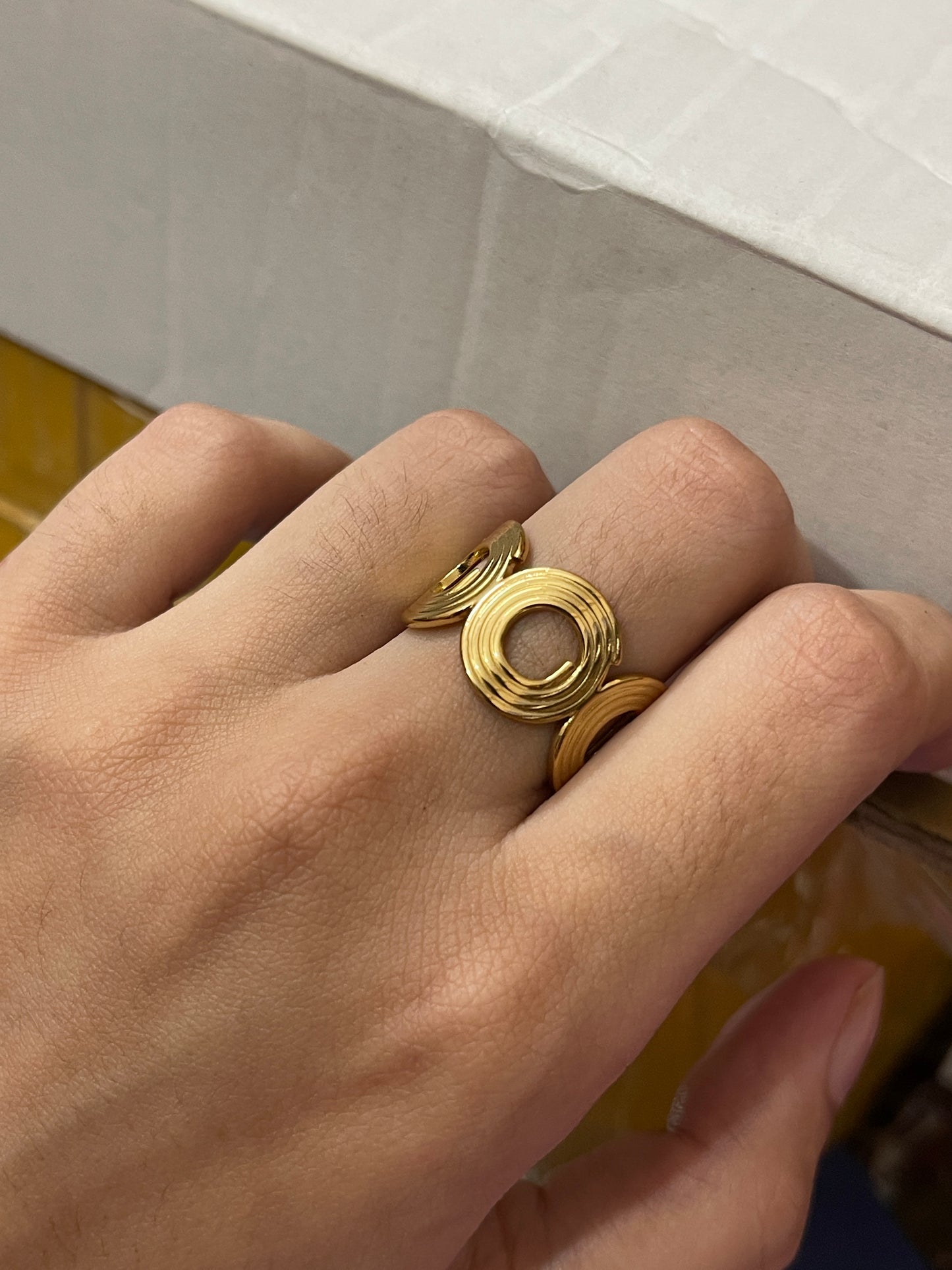 Stainless Steel Ring 226 (Golden)