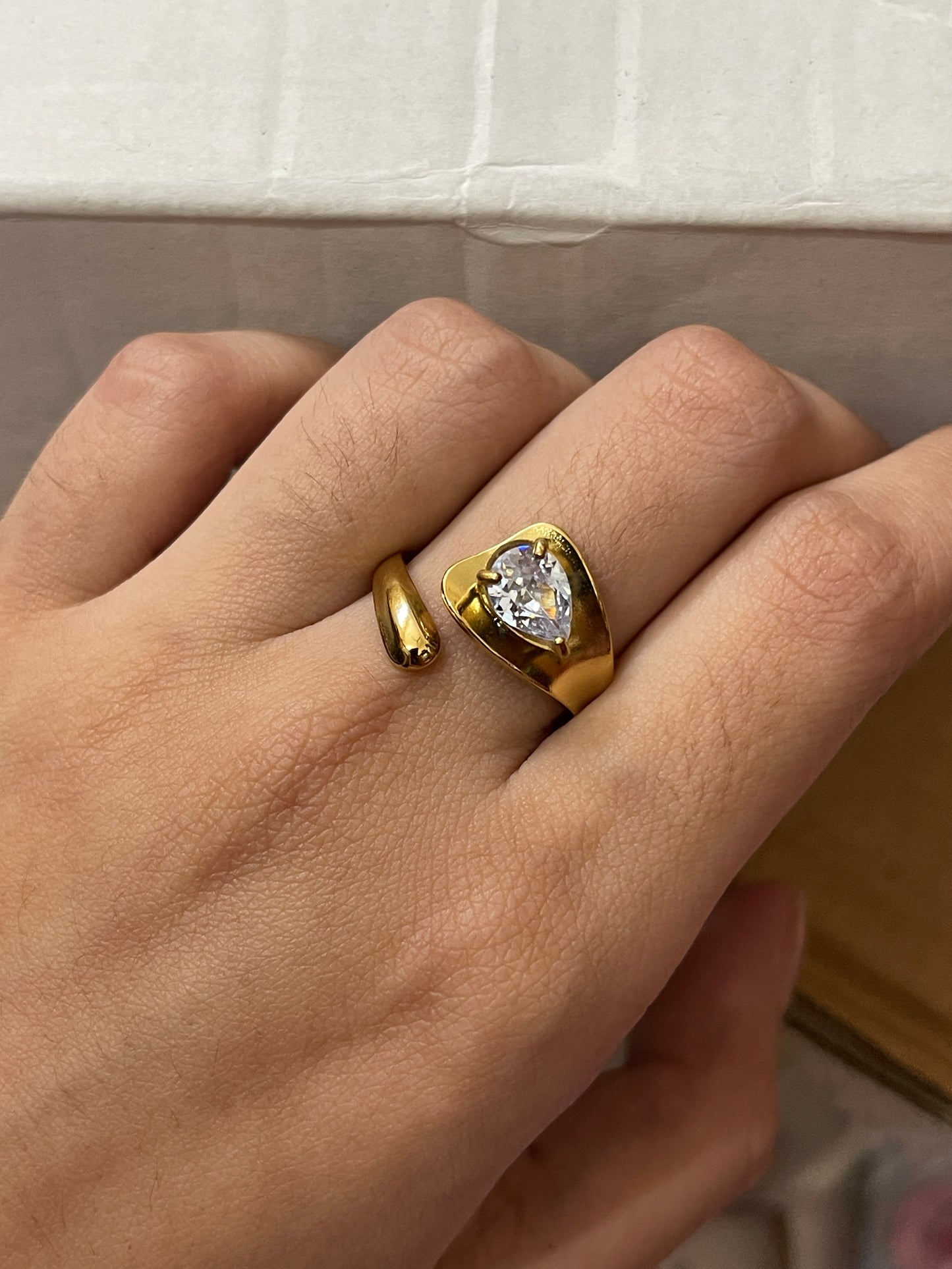 Stainless Steel Ring 122 (Golden)