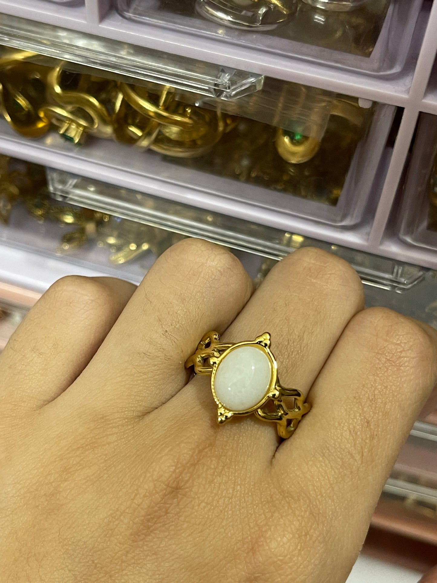 Stainless Steel Ring 262 (White)