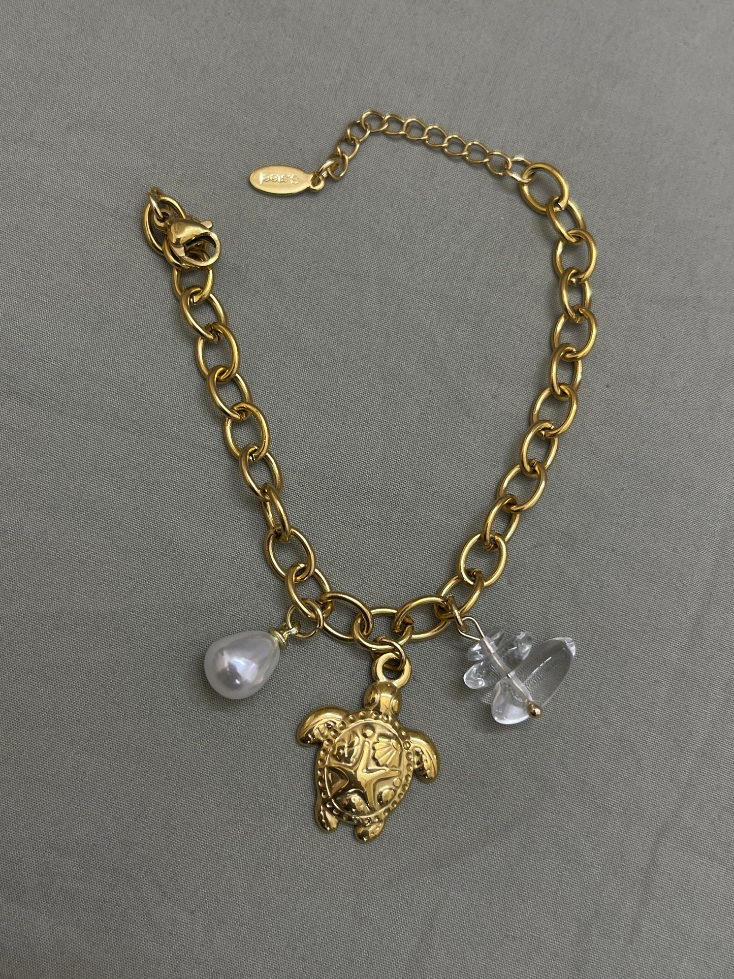 Turtle Charm Bracelet