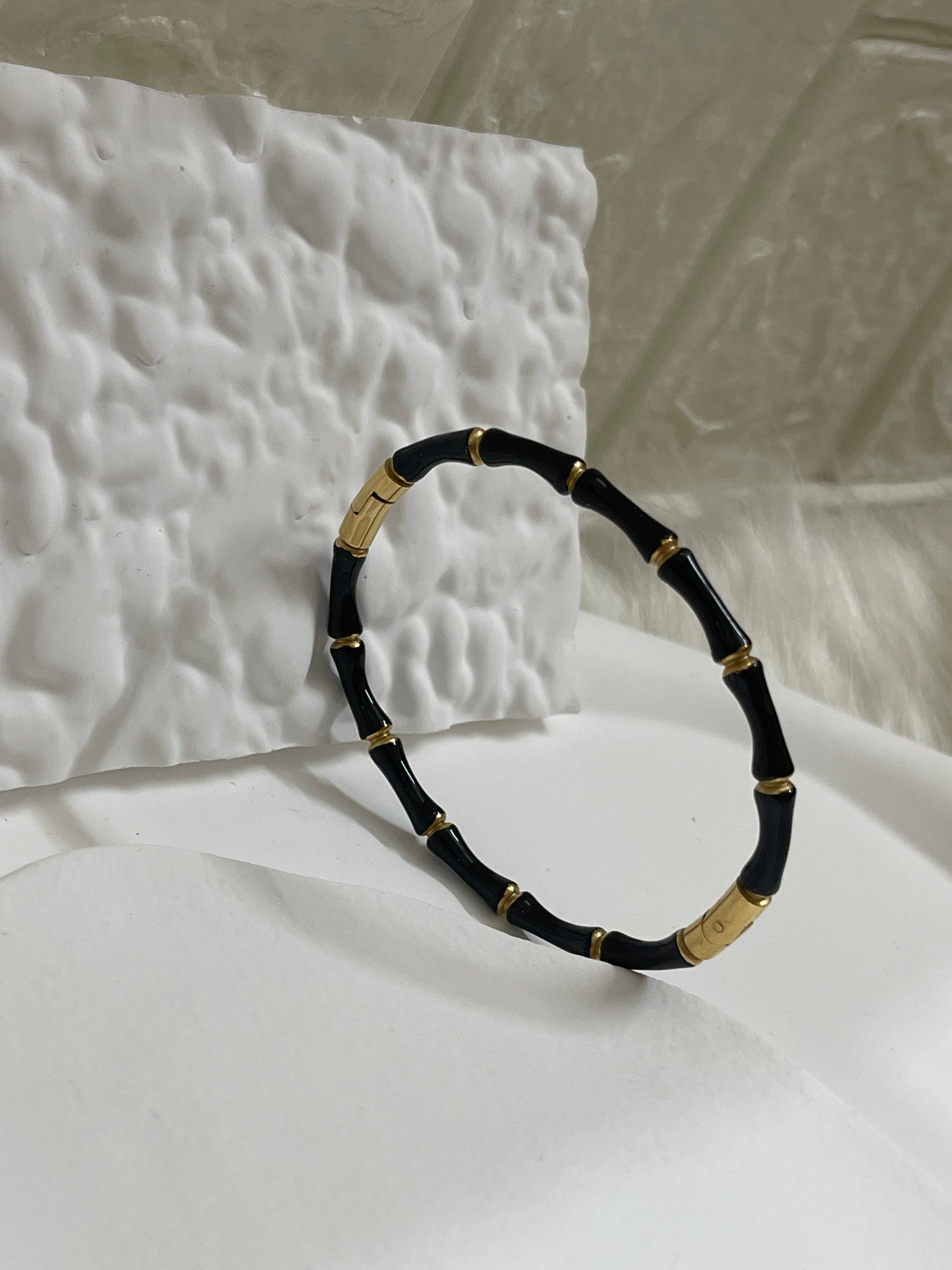 Bamboo Bangle Black