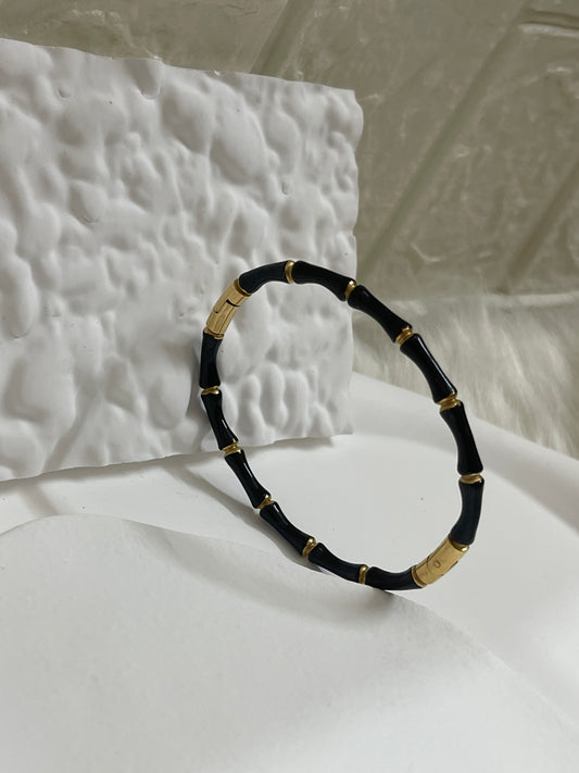 Bamboo Bangle Black