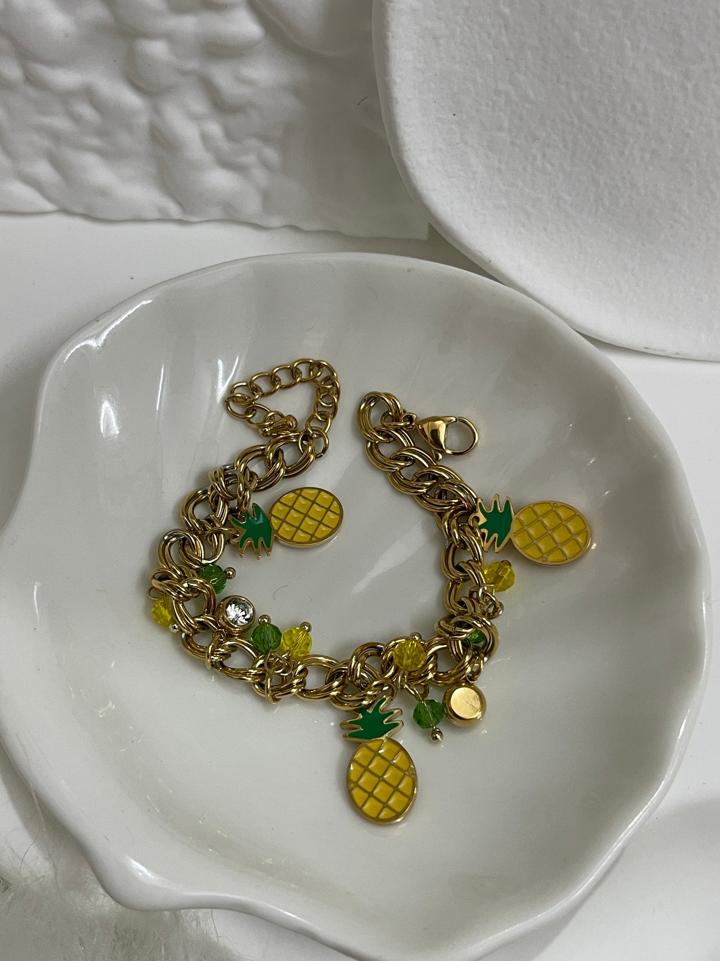 Pineapple Charm Bracelet