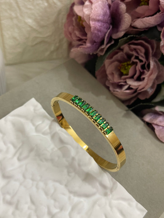 Odea Bangle Green