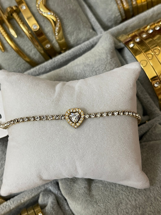 Luminous Heart Bracelet