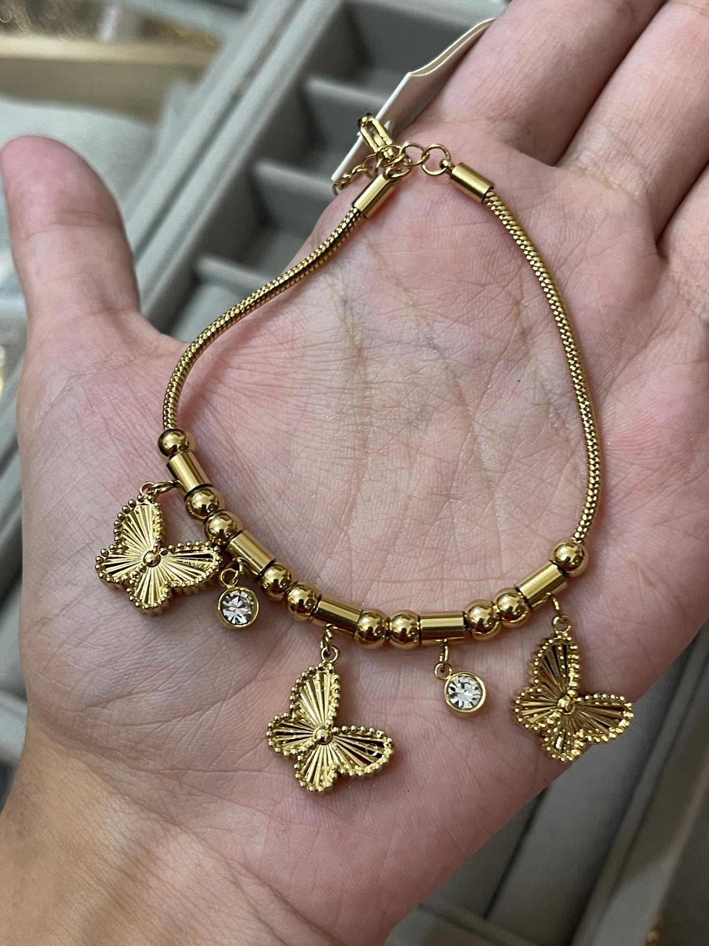 Butterfly Charm Bracelet