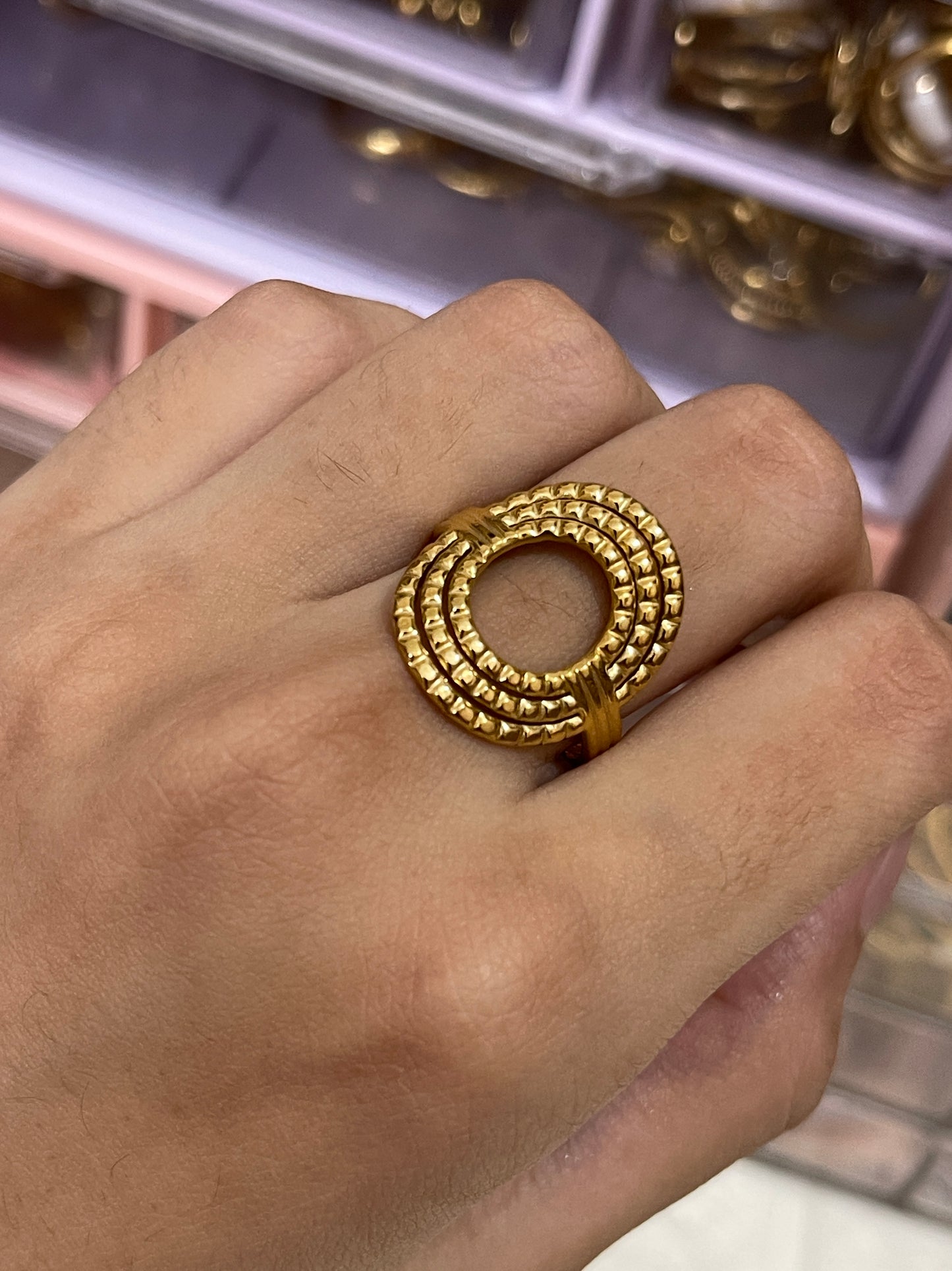 Stainless Steel Ring 077