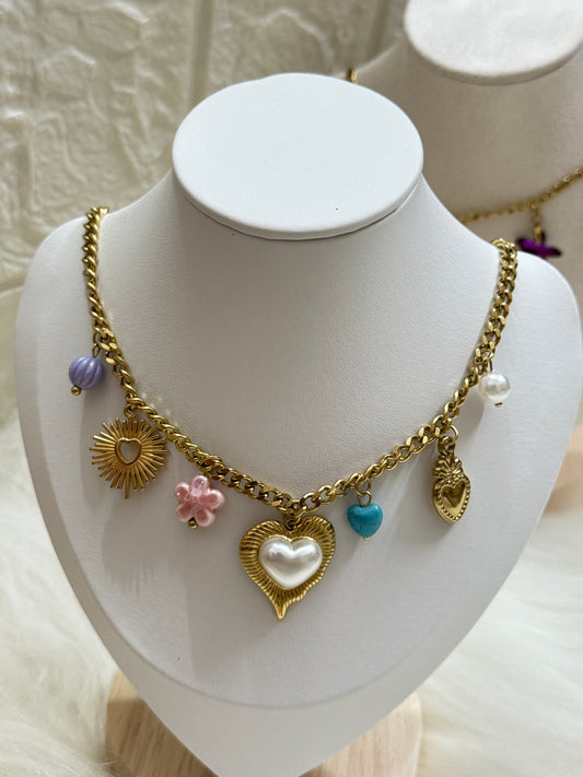 Coastal Heart Necklace