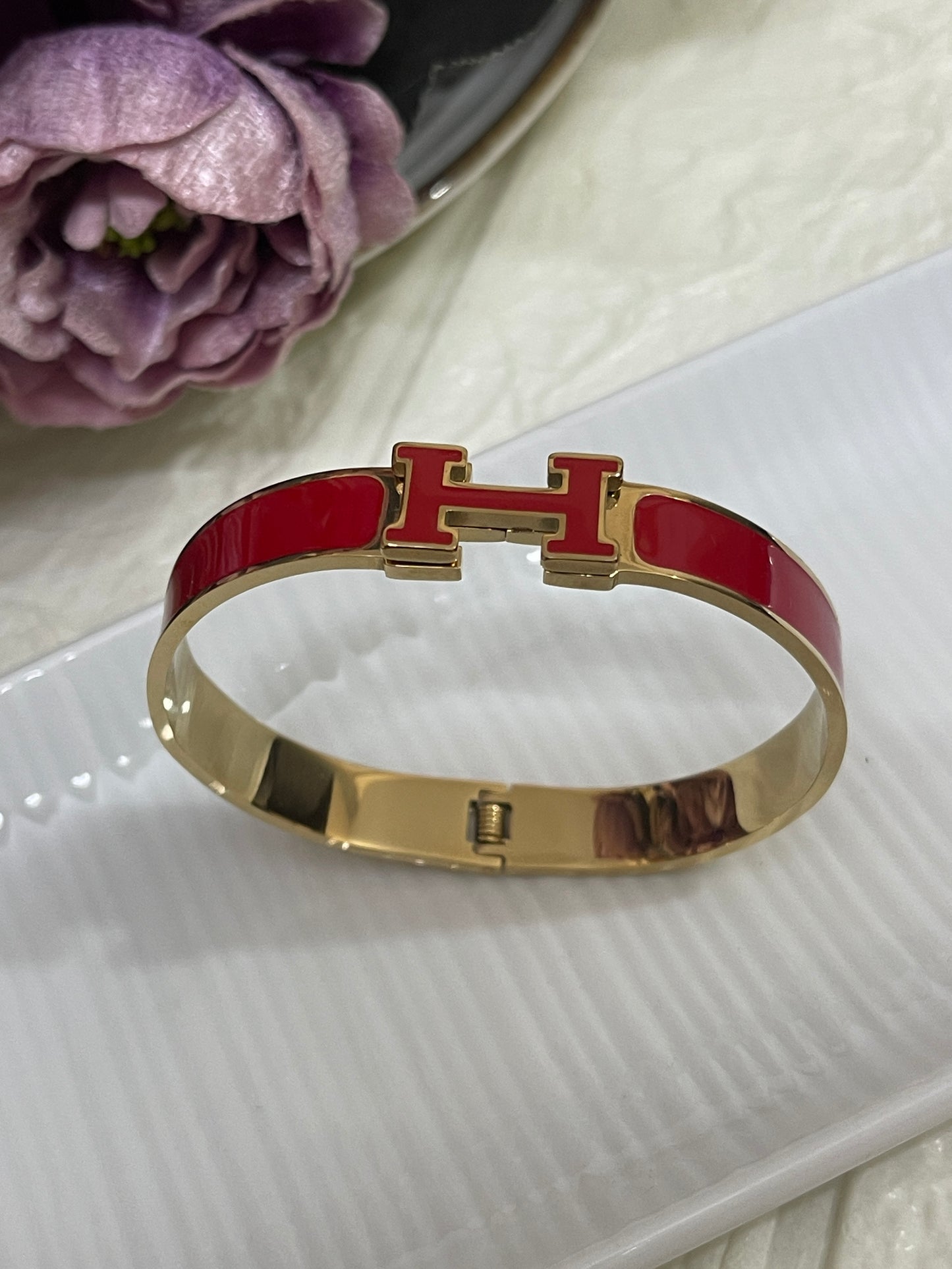 Hermes Bangle Red