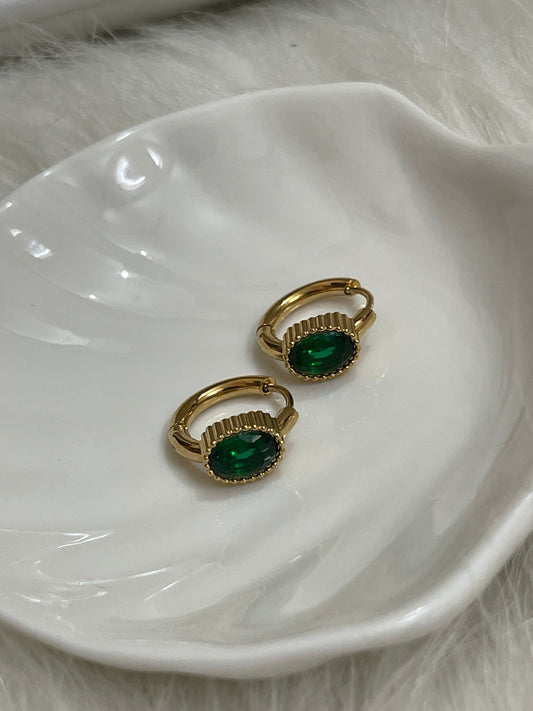 Green Oval Huggies