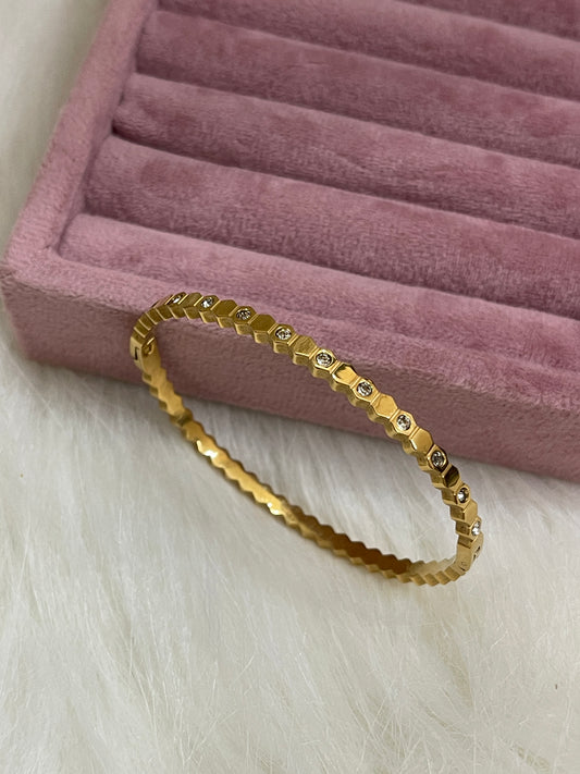 Honeycomb Bangle (Small)