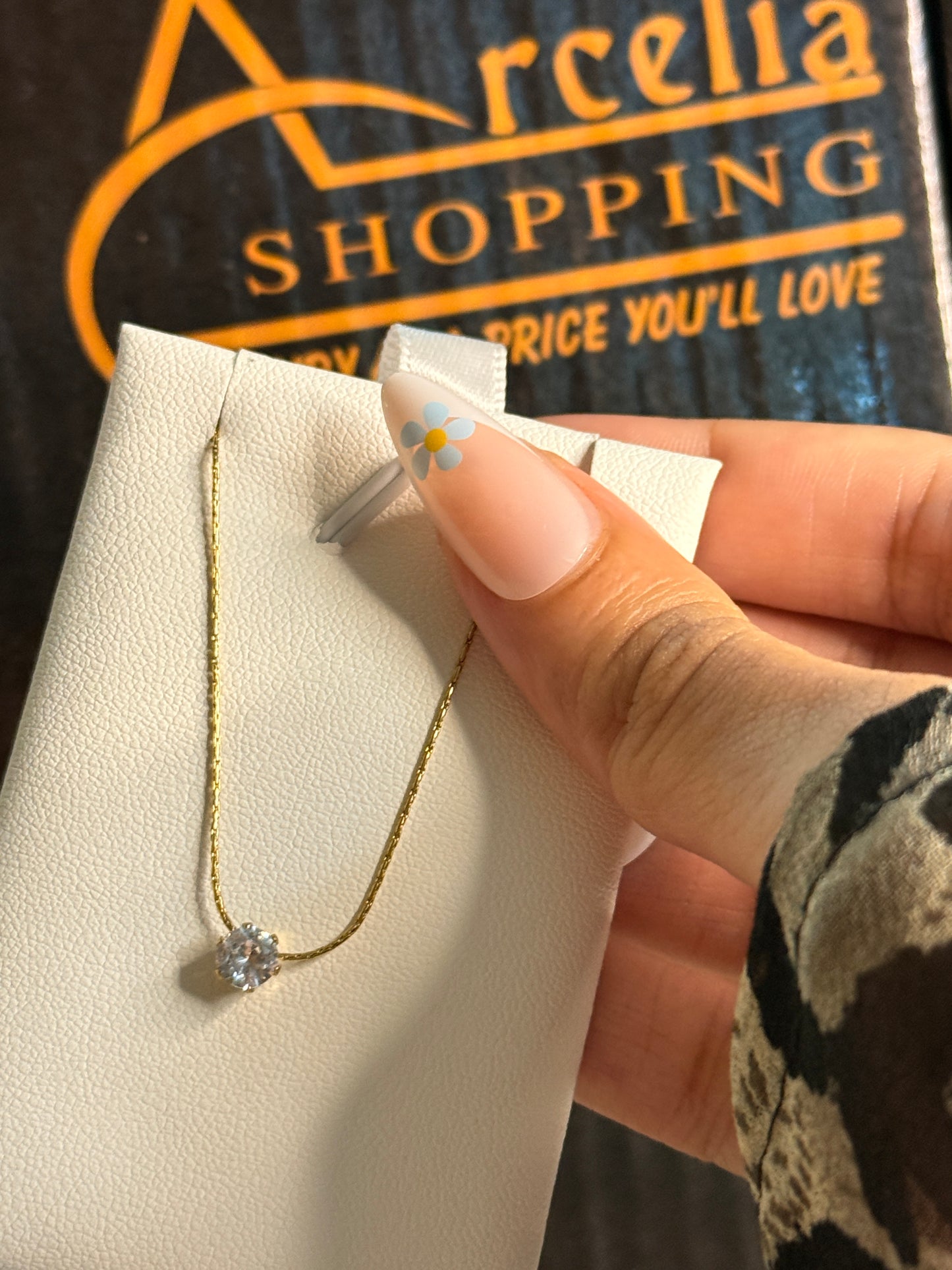 Crystal Round Necklace