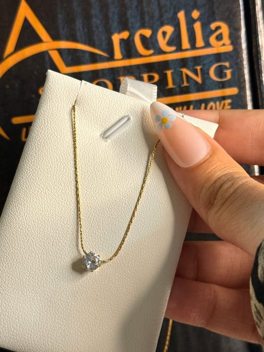 Crystal Round Necklace