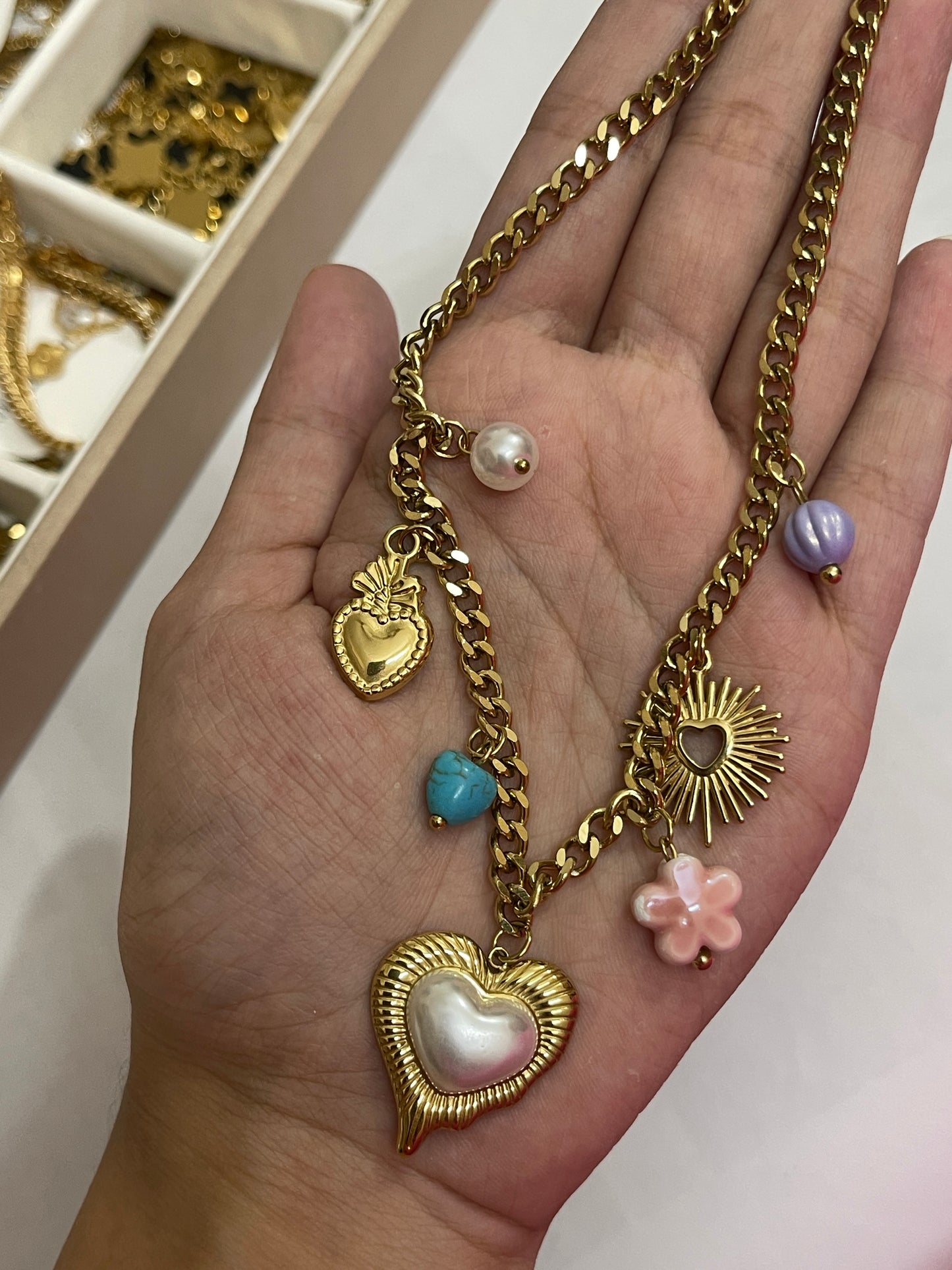 Coastal Heart Necklace