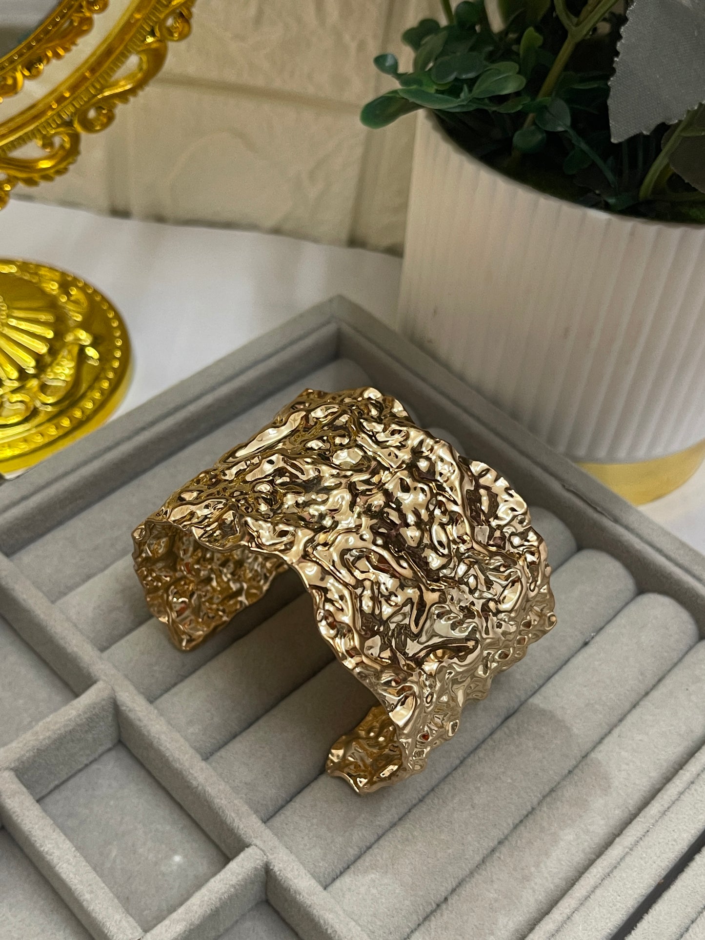 Stainless Steel Chunky Cuff 001