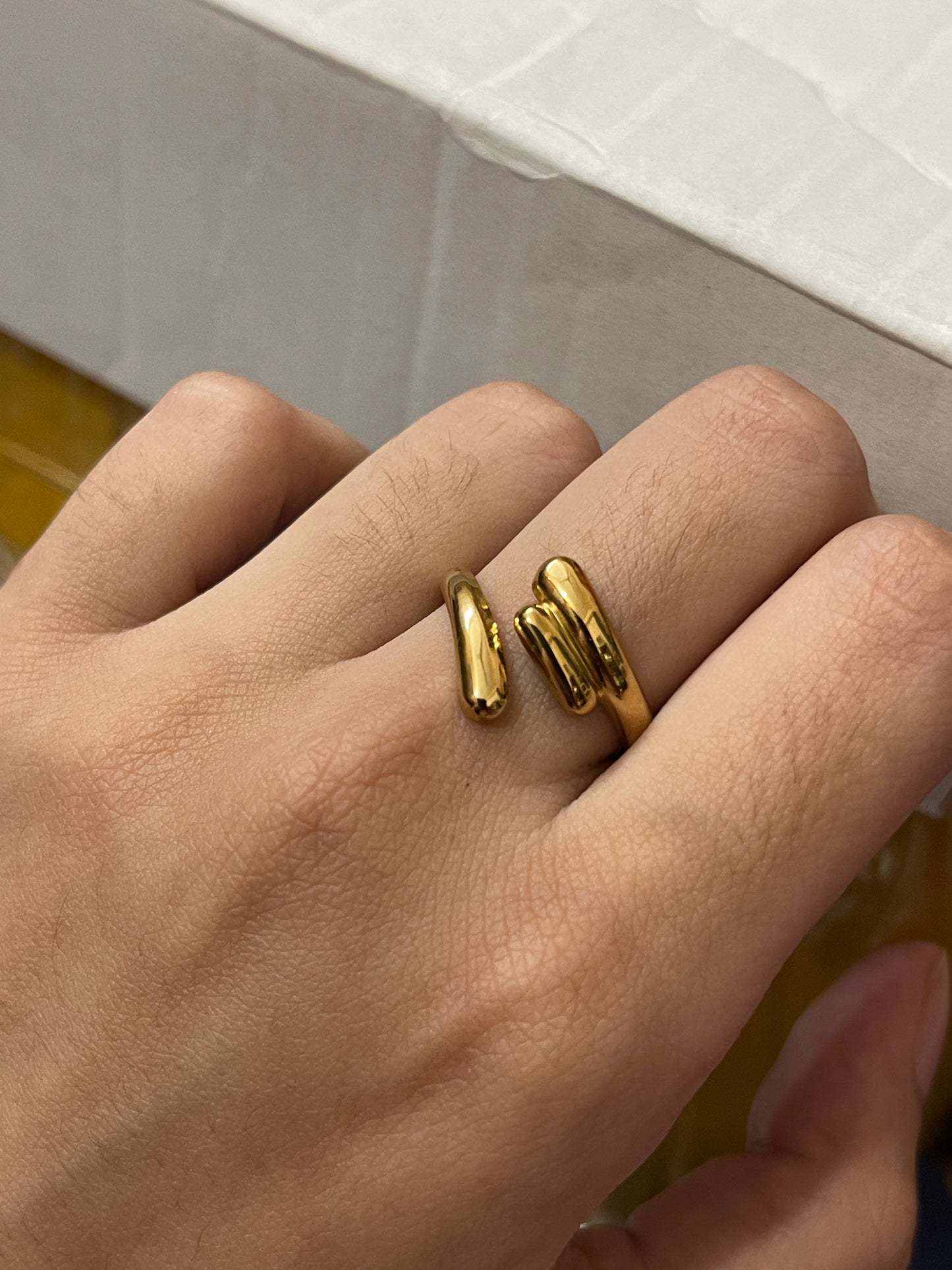 Stainless Steel Ring 212 (Golden)