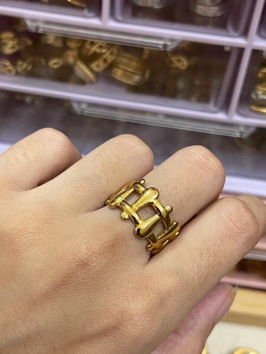 Stainless Steel Ring 185 (Golden)