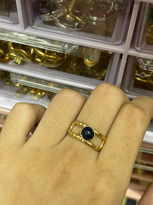 Stainless Steel Ring 081 (Black)