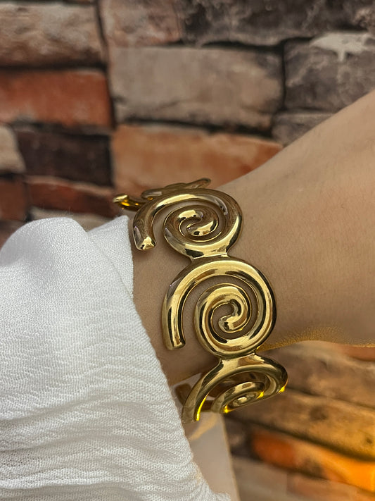 Stainless Steel Chunky Cuff 012